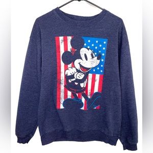 Disney Mickey Mouse Patriotic Lightweight Pullover (S)